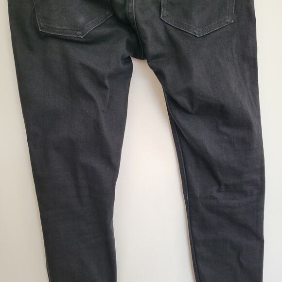 Everlane The Mid-Rise Skinny Jean Black Stretch Zip Fly Women 26 - Picture 7 of 11
